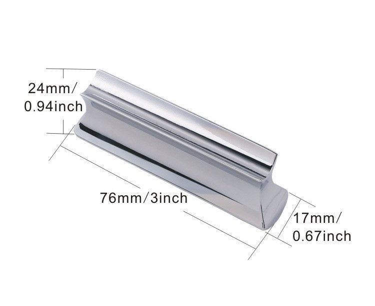Electric Guitar Slide Steel Solid Stainless Tone Bar Hawaiian Slider for Acoustic