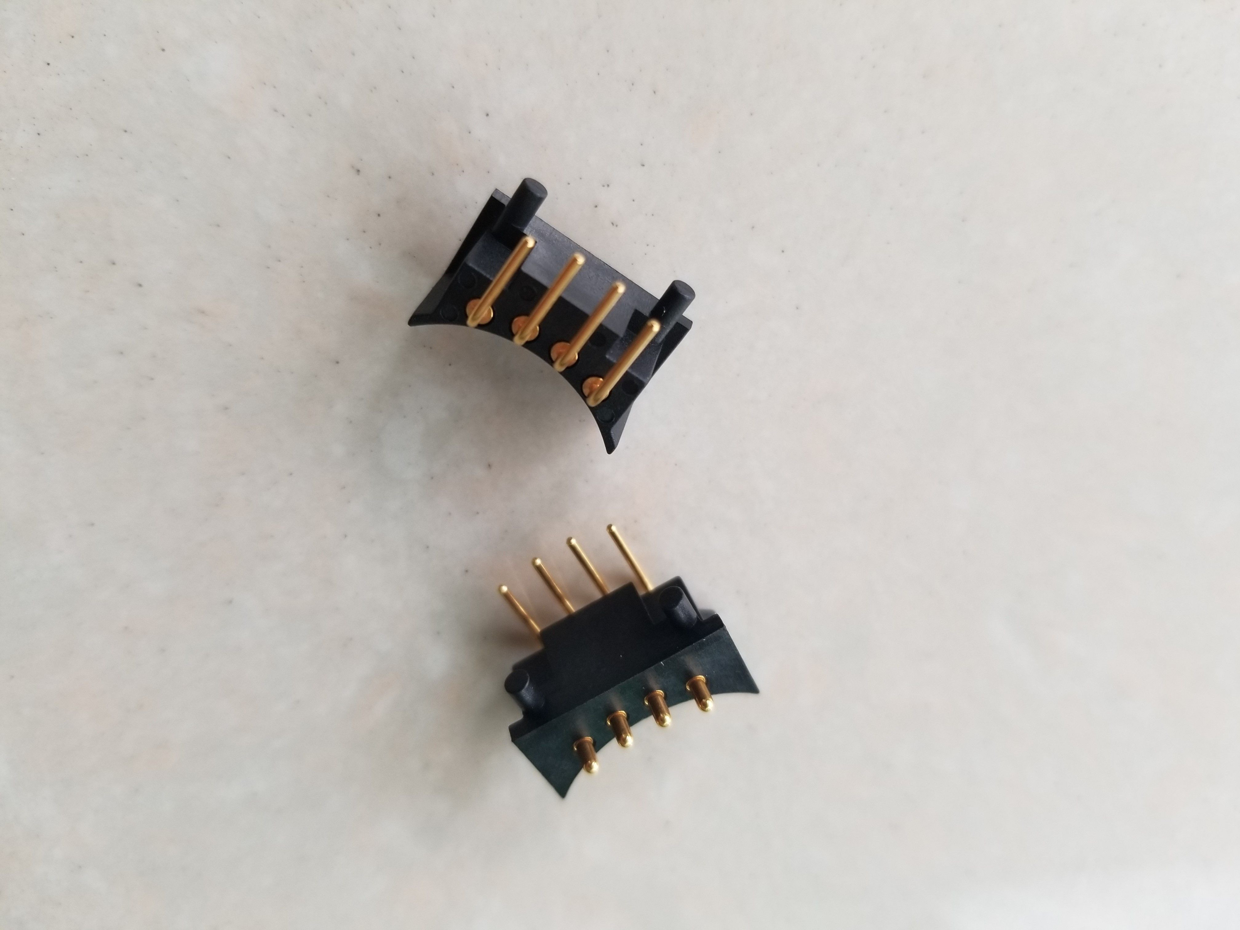 Brass pogo pin connector  is  a formed by plunger and tube