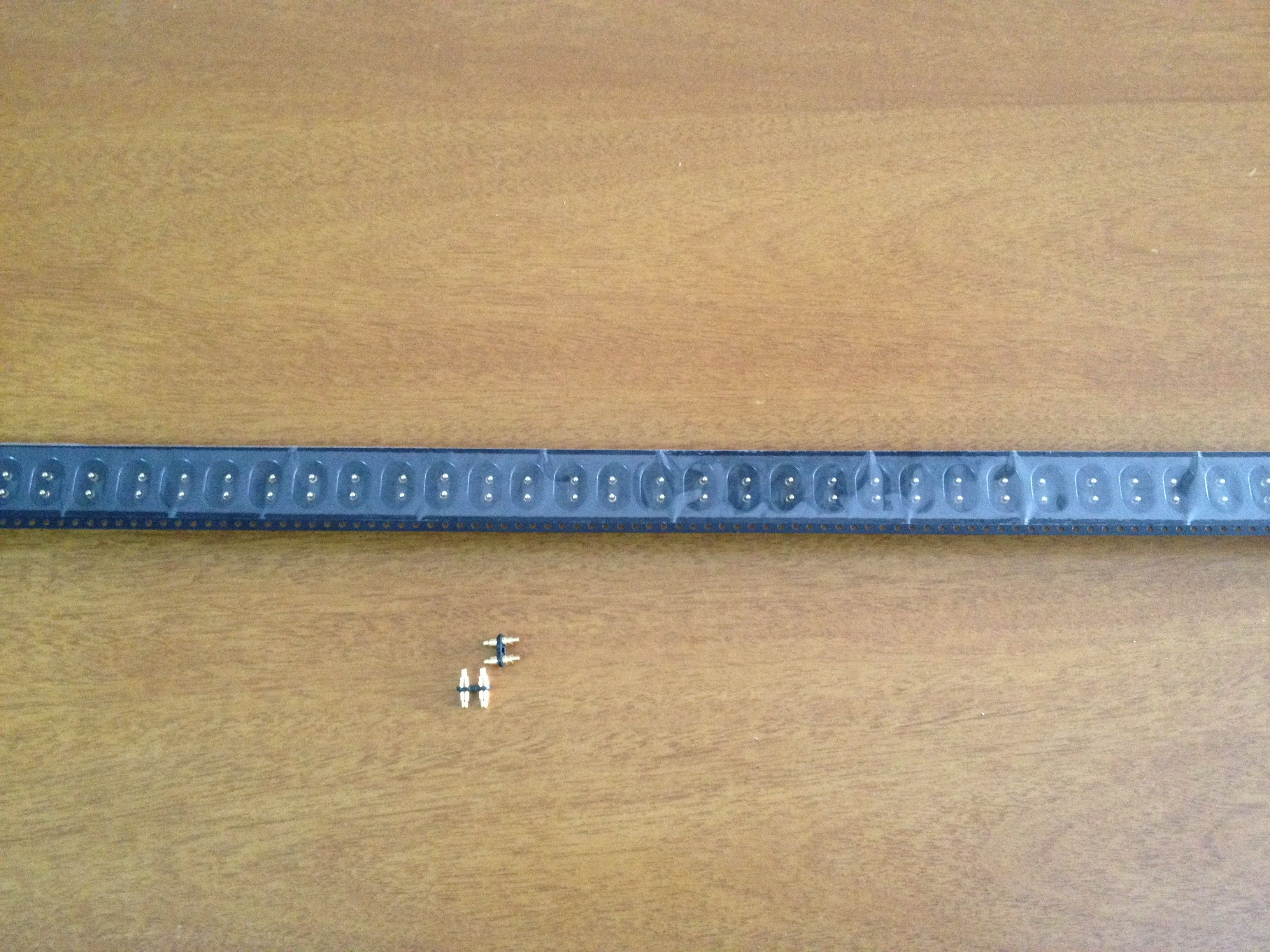 Brass crimp connectors by plunger and tube and a spring