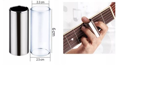 Finger Guitar Slide Hollow stainless steel/glass slide  Hawaiian Slider for Acoustic Electric Guitar Instruments