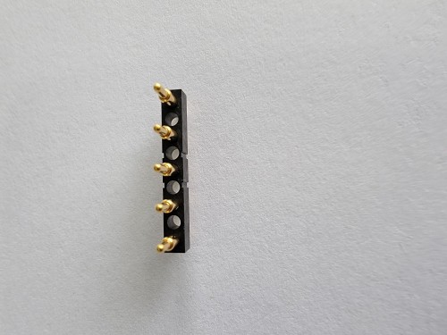 Spring-loadded  Pogo pin connector is a formed by plunger