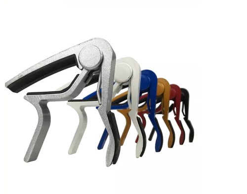 High Quality Aluminium Alloy Metal New Color Guitar Capo Quick Change Clamp Key Acoustic Guitar Capo For Tone Adjusting