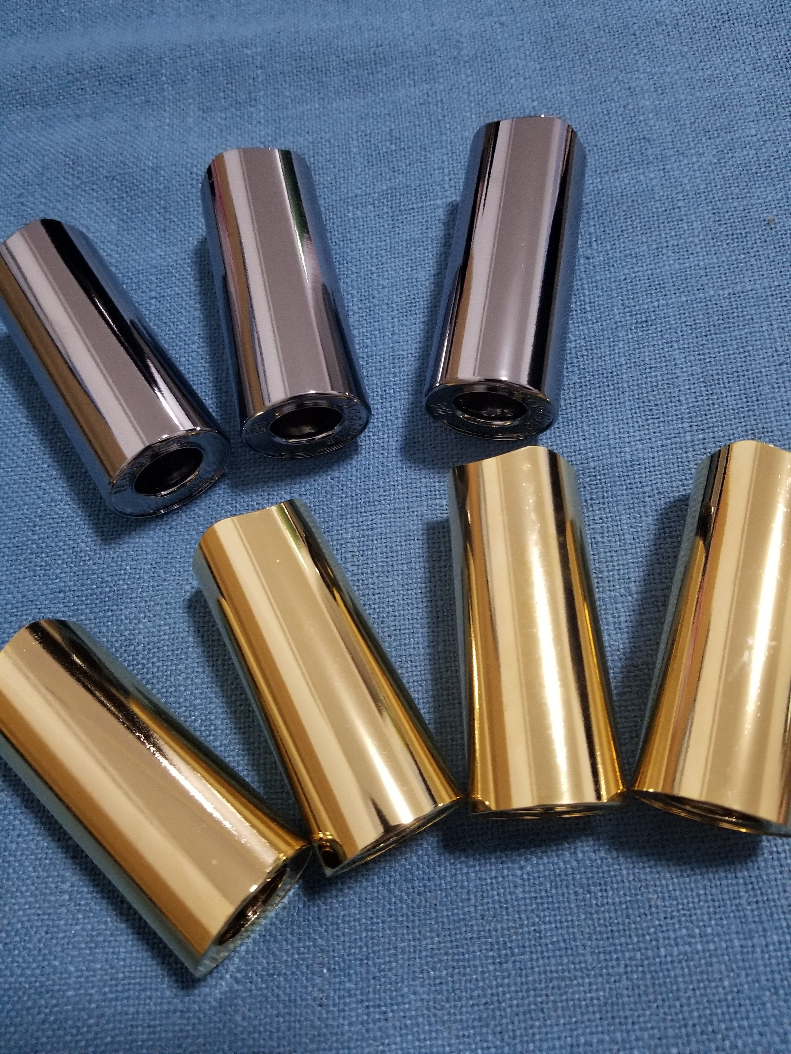 Brass Guitar Slide Hollow Magnesium Hawaiian Slider for Acoustic Electric Guitar
