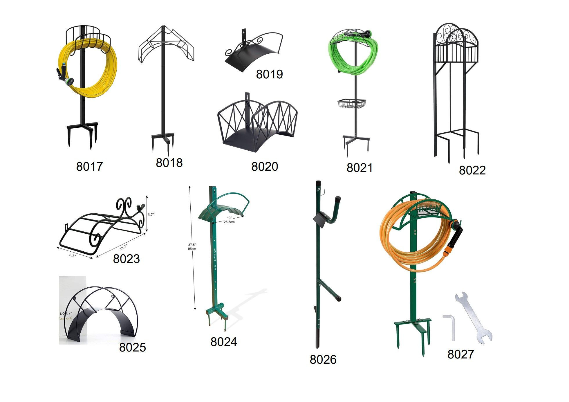 Wall Mounted Hose Organizer