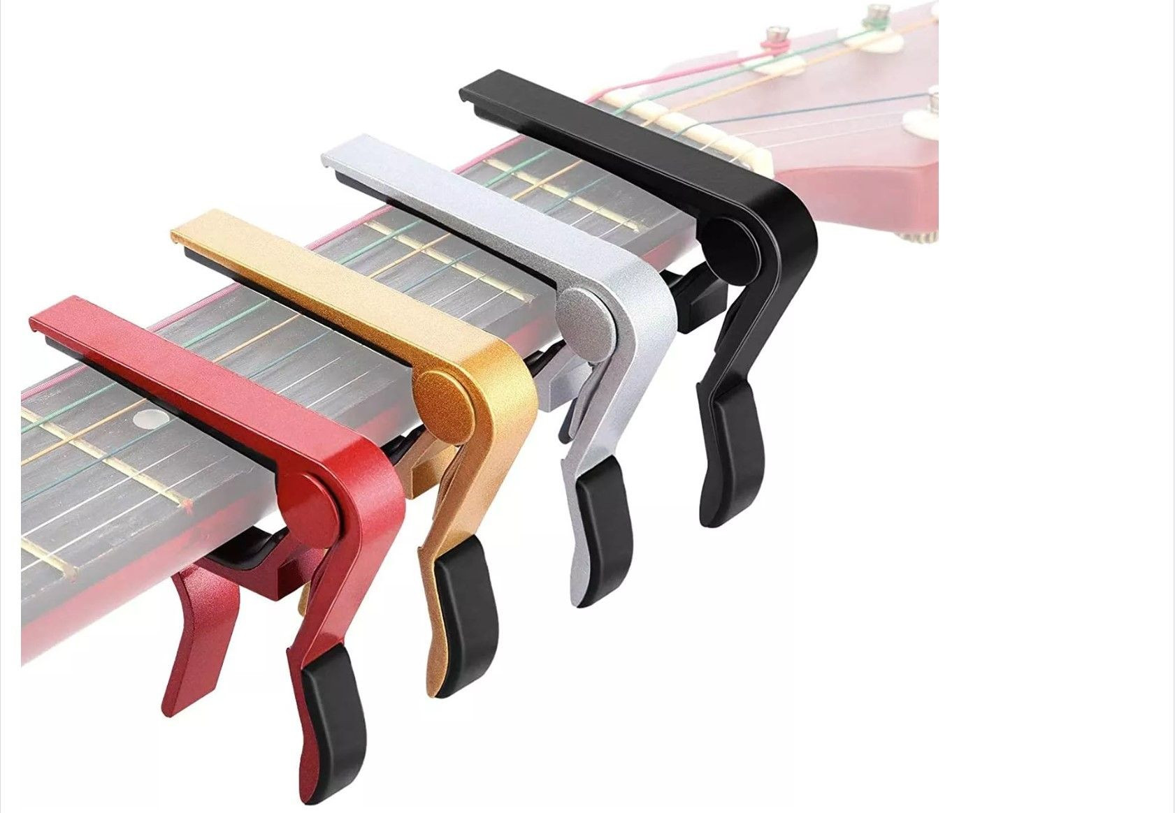 High Quality Aluminium Alloy Metal New Color Guitar Capo Quick Change Clamp Key Acoustic Guitar Capo For Tone Adjusting