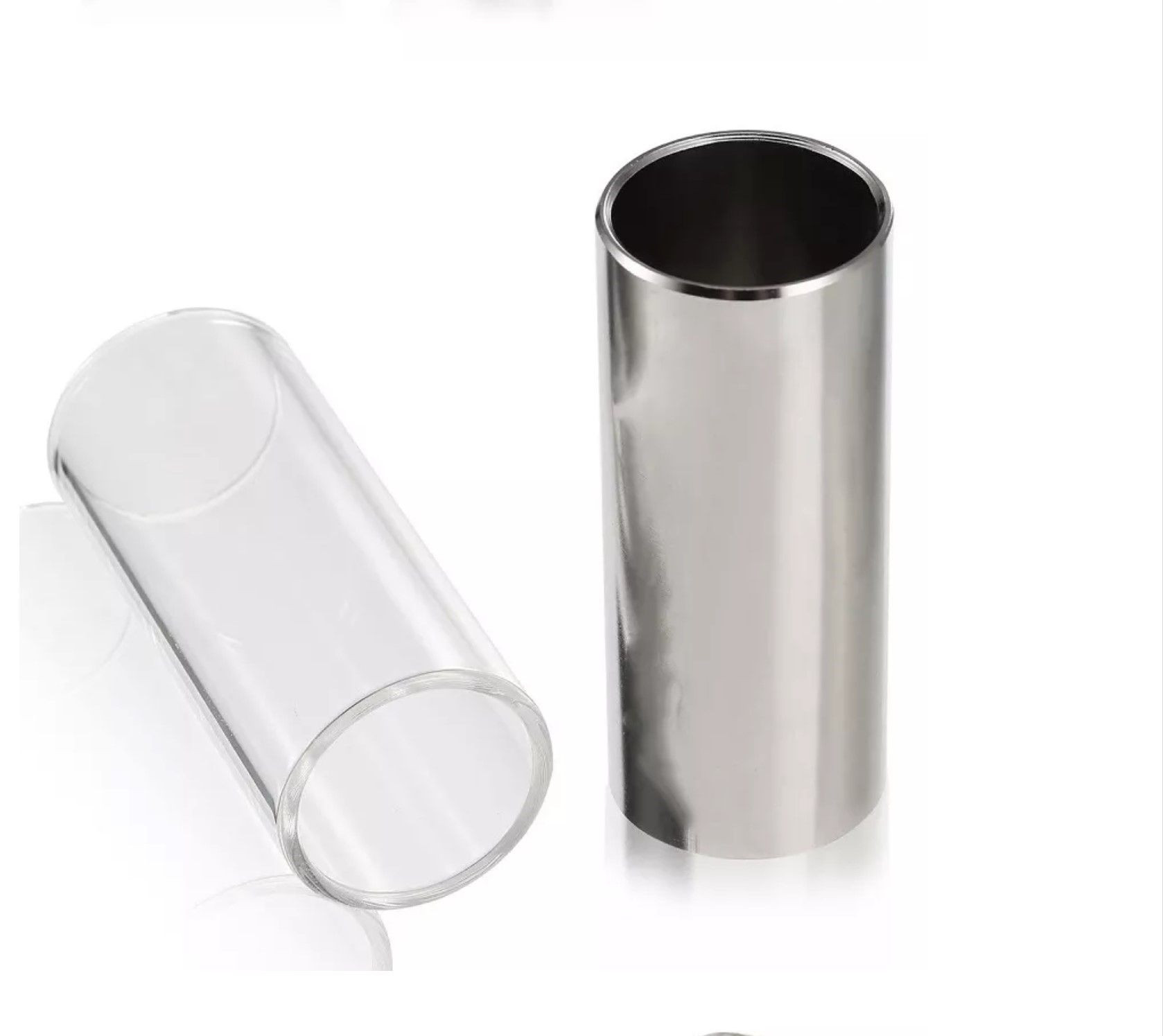 Finger Guitar Slide Hollow stainless steel/glass slide  Hawaiian Slider for Acoustic Electric Guitar Instruments