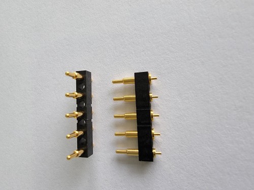 Spring-loadded  Pogo pin connector is a formed by plunger