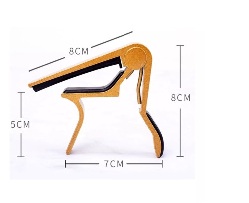 High Quality Aluminium Alloy Metal New Color Guitar Capo Quick Change Clamp Key Acoustic Guitar Capo For Tone Adjusting