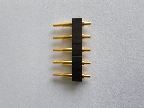 Spring-loadded  Pogo pin connector is a formed by plunger