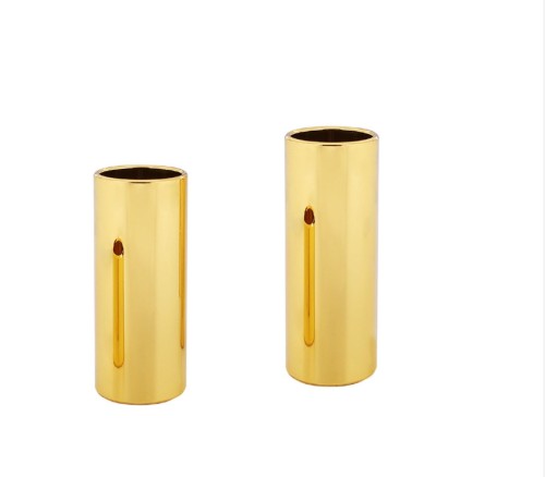 Brass Guitar Slide Hollow Magnesium Hawaiian Slider for Acoustic Electric Guitar